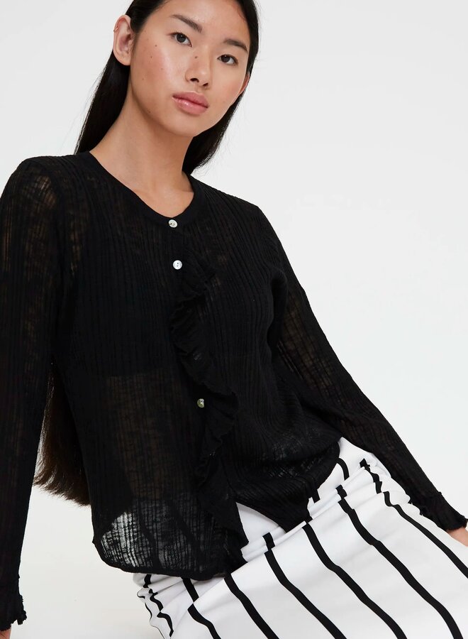 Wild Pony - Knitted Cardigan - Black