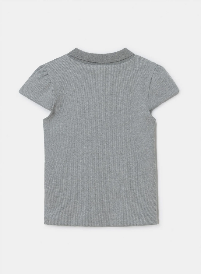 LAAGAM - Erya Polo T-Shirt - Grey