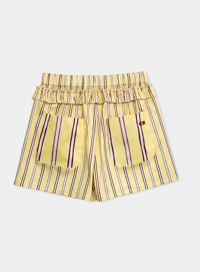 LAAGAM - Caos Poplin Boxer Pants - Butter