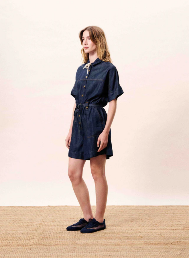 FRNCH - Combishort Mariselle - Bleu Jean