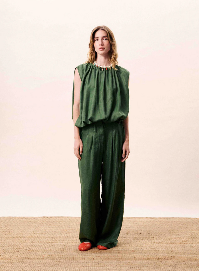 FRNCH - Pantalon Lucina - Vert