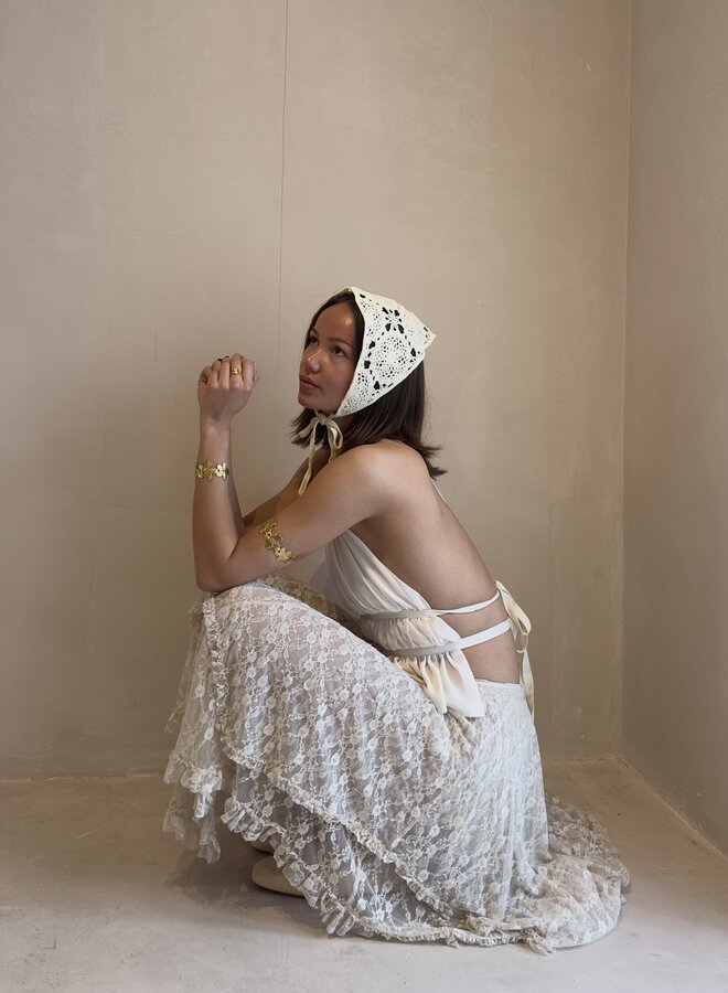Foulard Crochet - Ecru