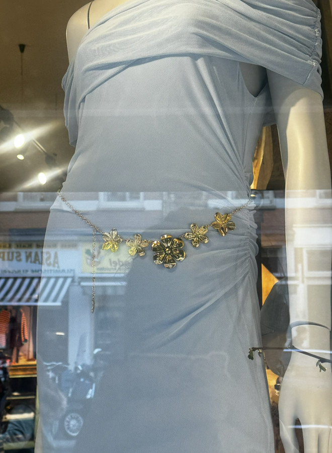 JAZZY - No Rain No Flowers - Belt - Gold