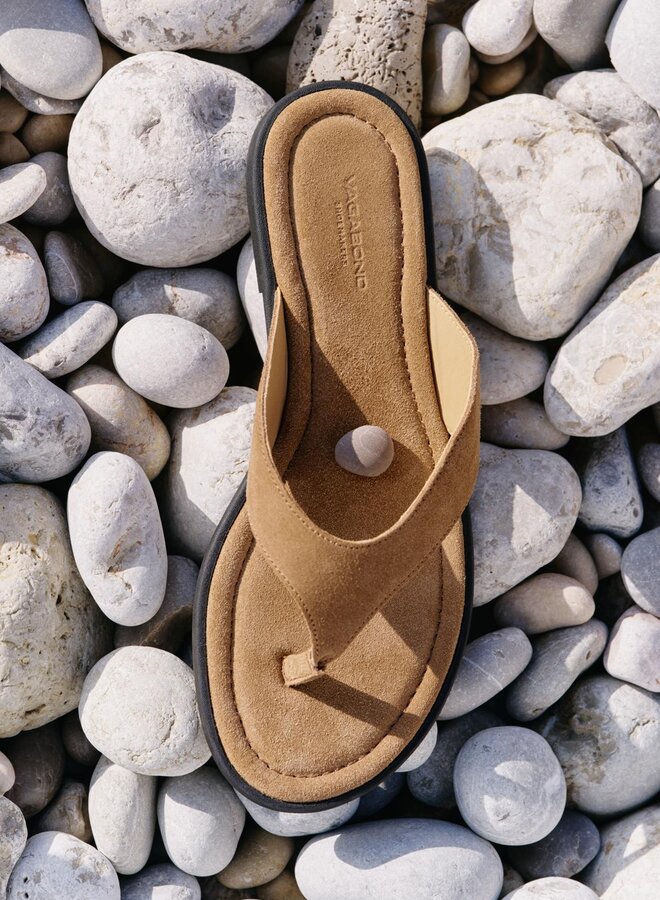 Vagabond - Zaida Slippers - Dark Sand