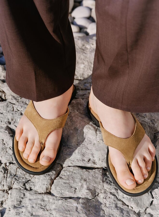Vagabond - Zaida Slippers - Dark Sand