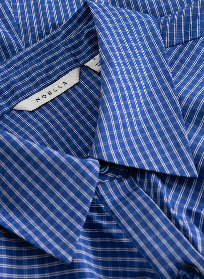 Noella - N-Micaiah Blouse Davy - Blue Check