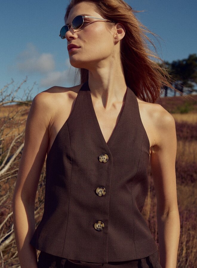 Noella - N-Martina Vest - Chocolate