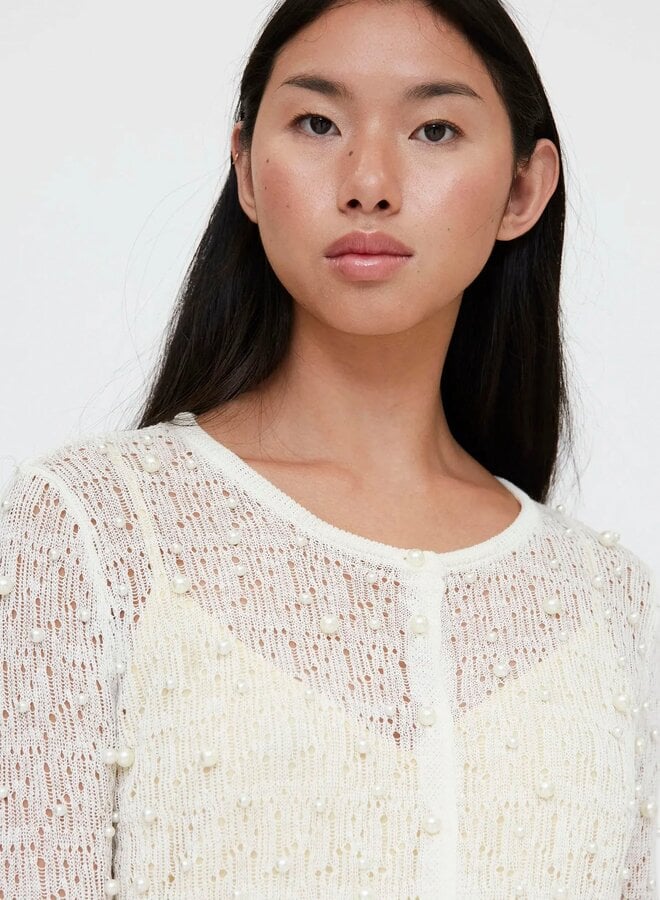 Wild Pony - Cardigan Pearls - Ecru
