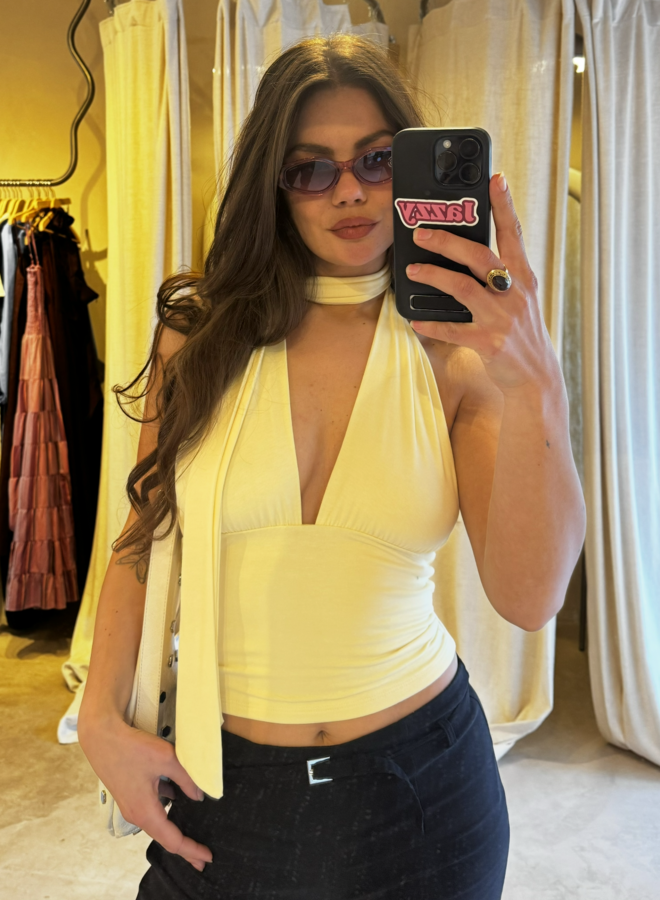 Halter Top Sunny - Jaune