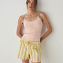 LAAGAM - Caos Poplin Boxer Pants - Butter