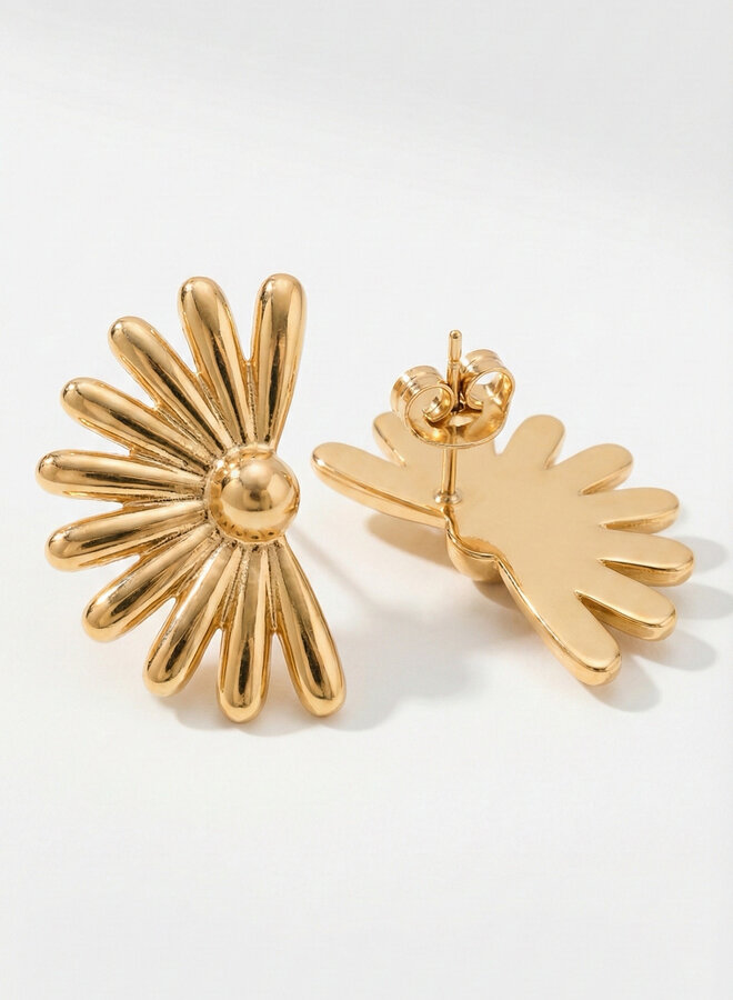 Lucy - Earrings Daisy - Gold