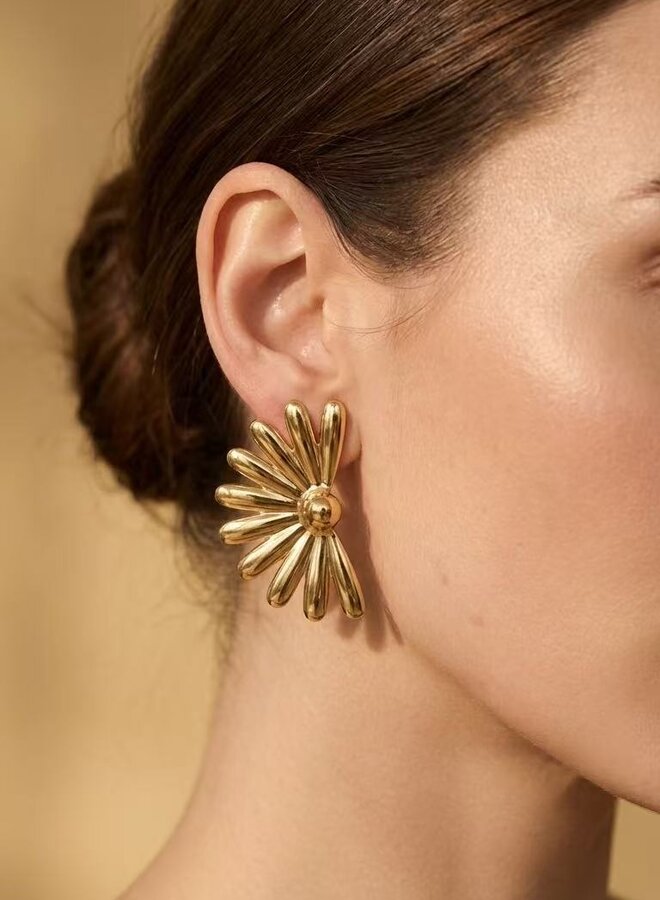 Lucy - Earrings Daisy - Gold