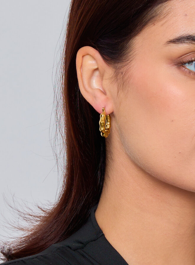 Lucy - Earrings Billie Hoops - Gold