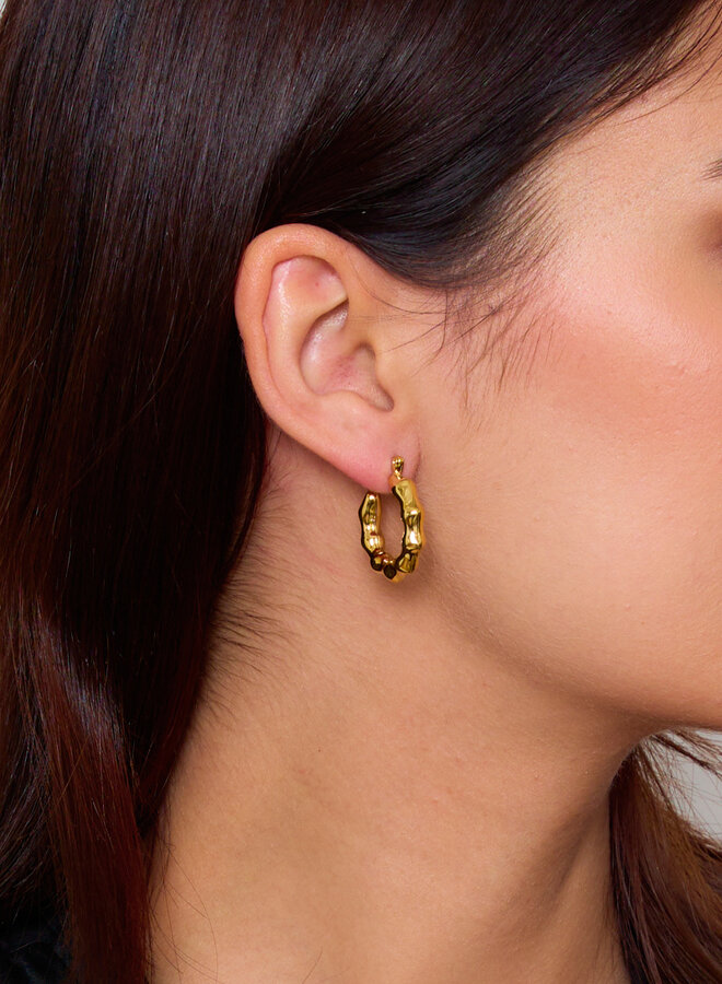 Lucy - Earrings Billie Hoops - Gold