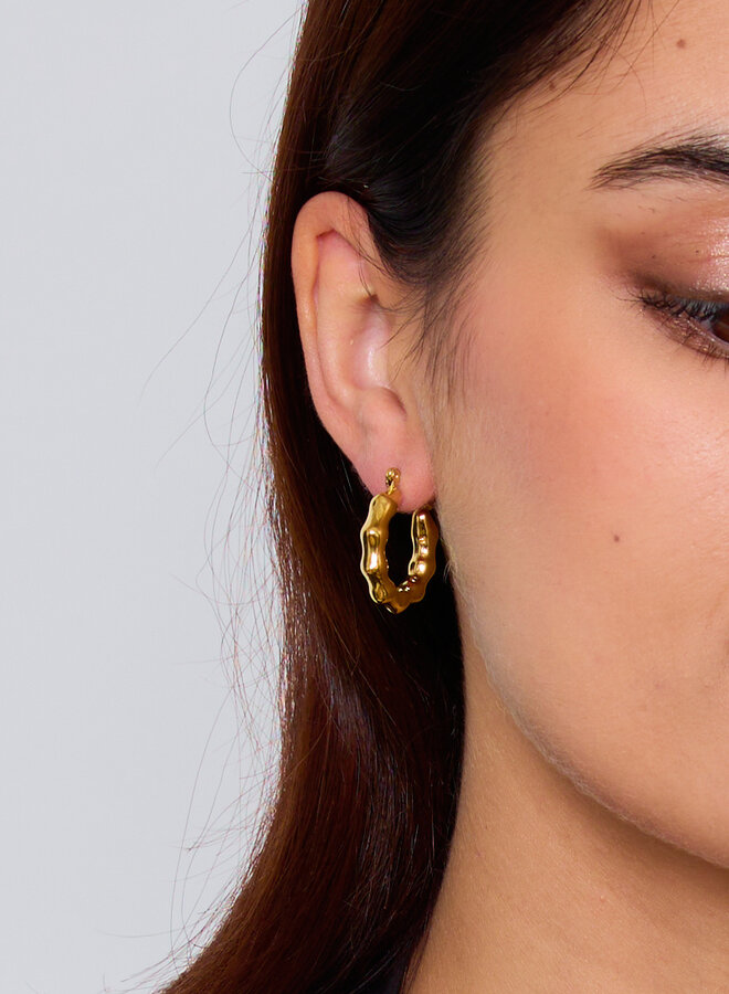 Lucy - Earrings Billie Hoops - Gold