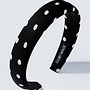 Lucy - Headband Polka Dot - Noir