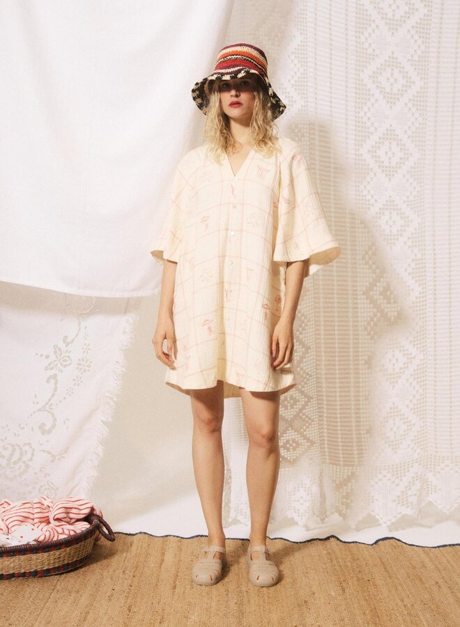 FRNCH - Robe Tommaso - Creme