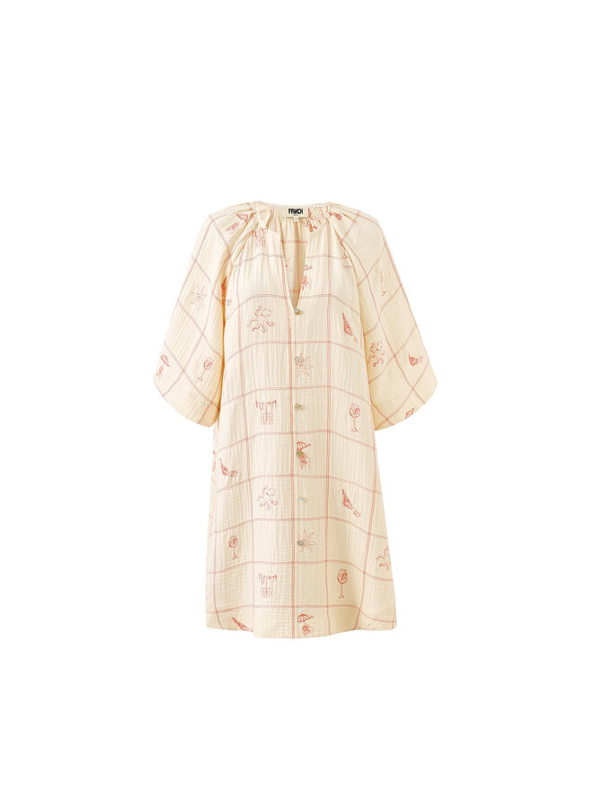 FRNCH - Robe Tommaso - Creme