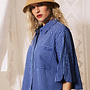 FRNCH - Chemise Anna - Bleu Electrique