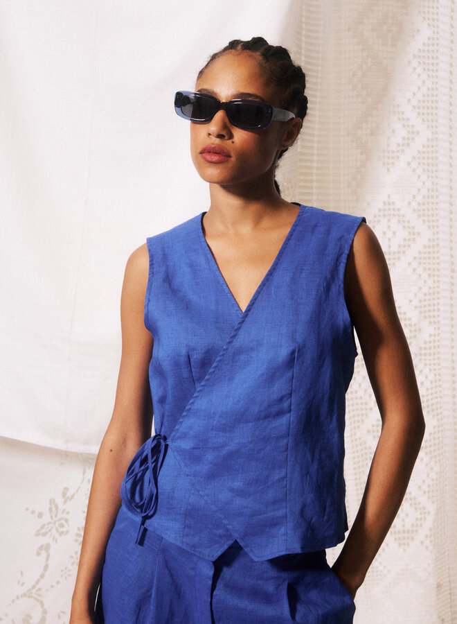 FRNCH - Gilet Alfio - Bleu Electrique