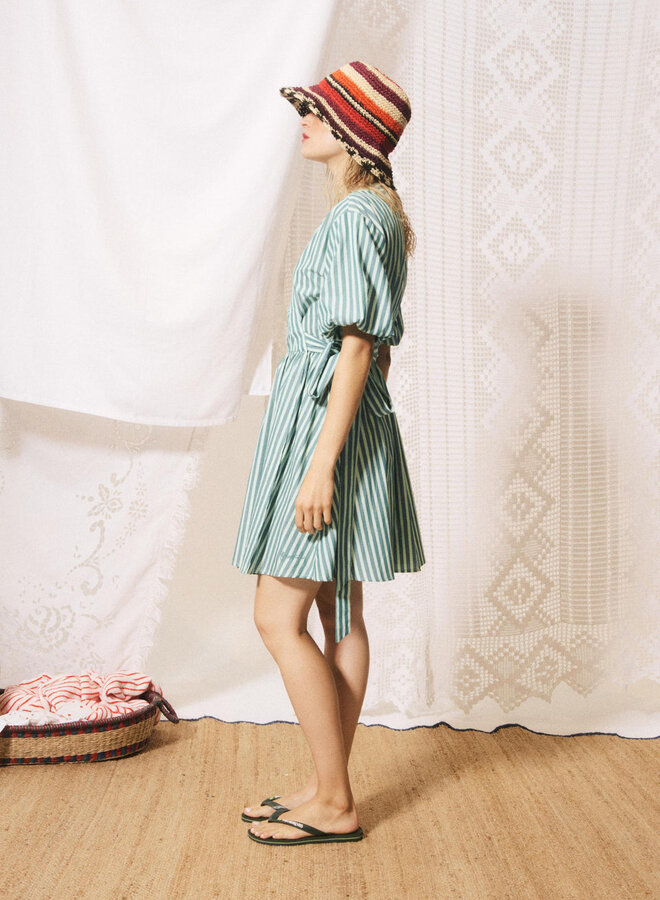 FRNCH - Robe Sossio - Vert Rivage