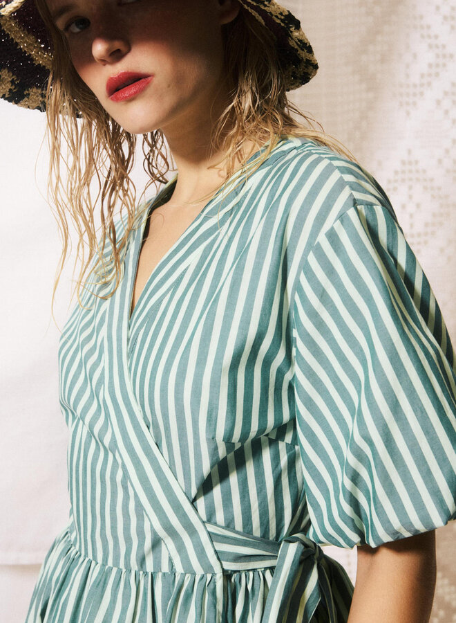 FRNCH - Robe Sossio - Vert Rivage
