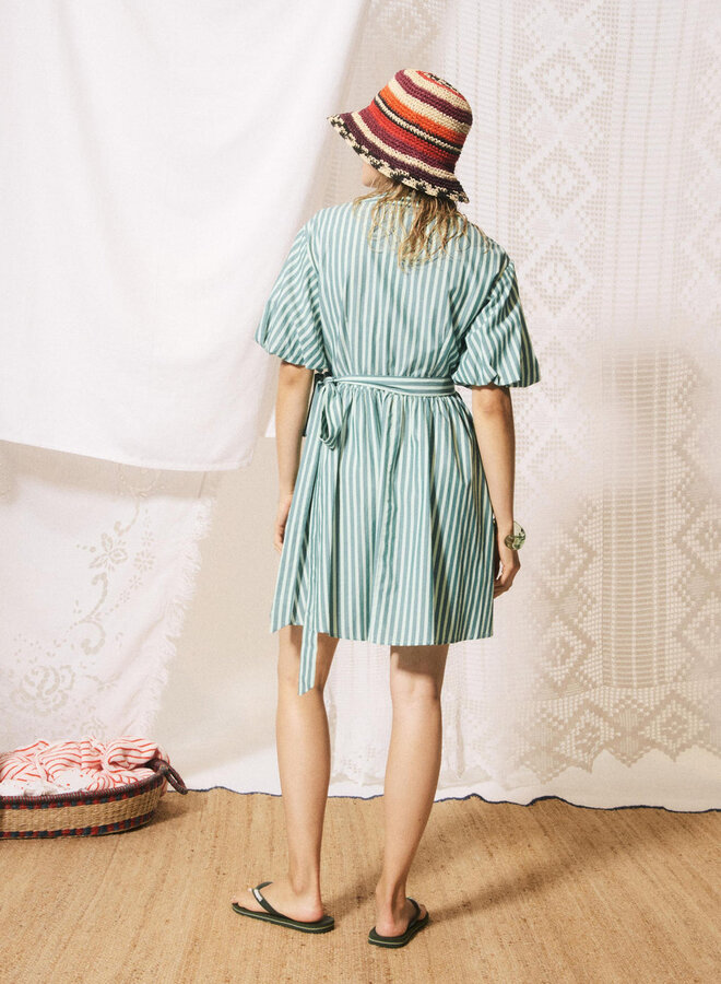 FRNCH - Robe Sossio - Vert Rivage
