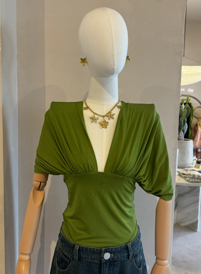 Following Lucy - Gia Top - Matcha (One Size)