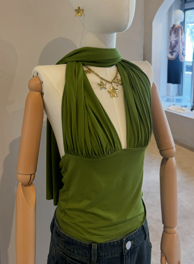 Following Lucy - Gia Top - Matcha (One Size)