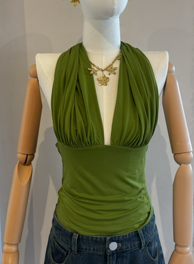 Following Lucy - Gia Top - Matcha (One Size)