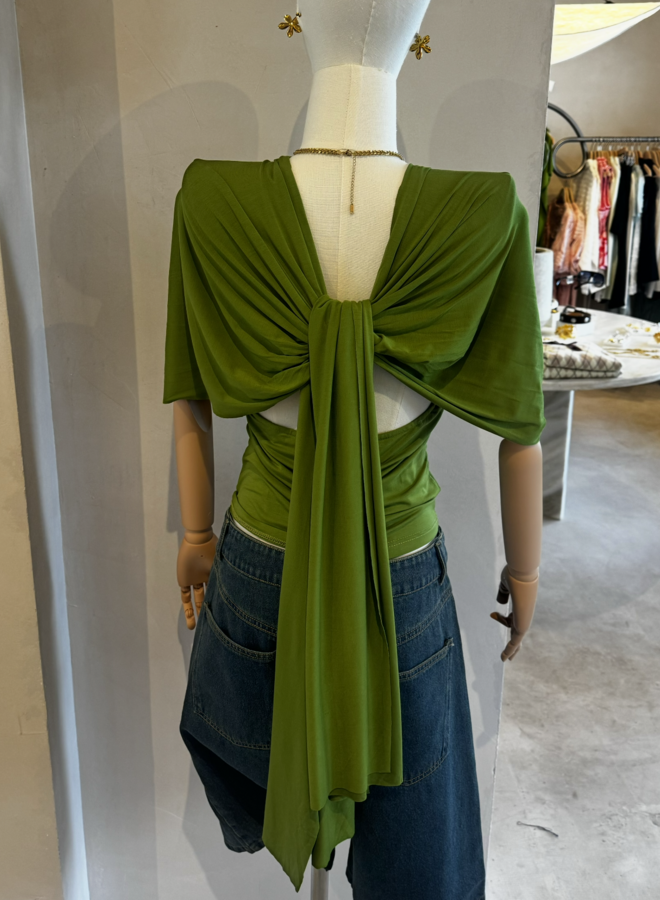 Following Lucy - Gia Top - Matcha (One Size)