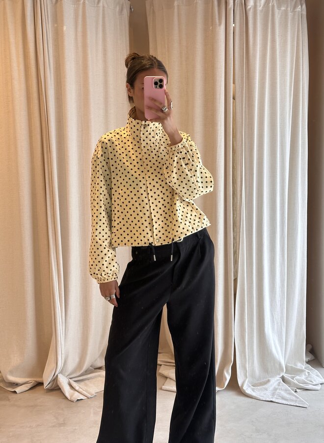 Polka Dot Bomber - Jaune et Marron