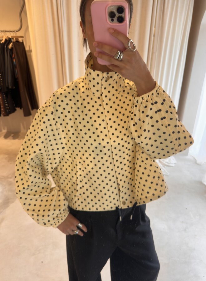 Polka Dot Bomber - Jaune et Marron