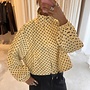 Polka Dot Bomber - Jaune et Marron