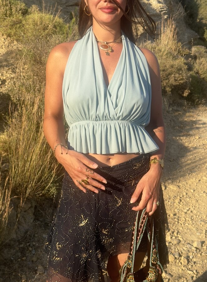Following Lucy - Jules Top - Crete Waters (One Size)