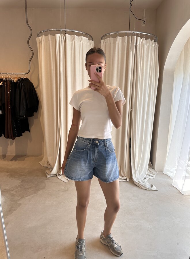 Denim Short Faye - Mid Blue