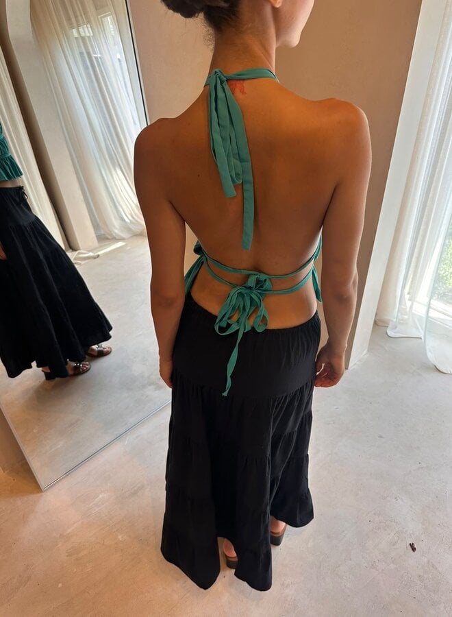 Following Lucy - Luna Top - Blue Lagoon