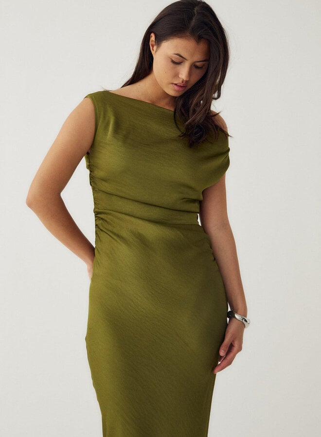 Noella - Mignonette Dress - Guacamole