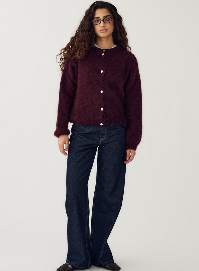 Noella - N-Kae Mohair Cardigan - Winetasting