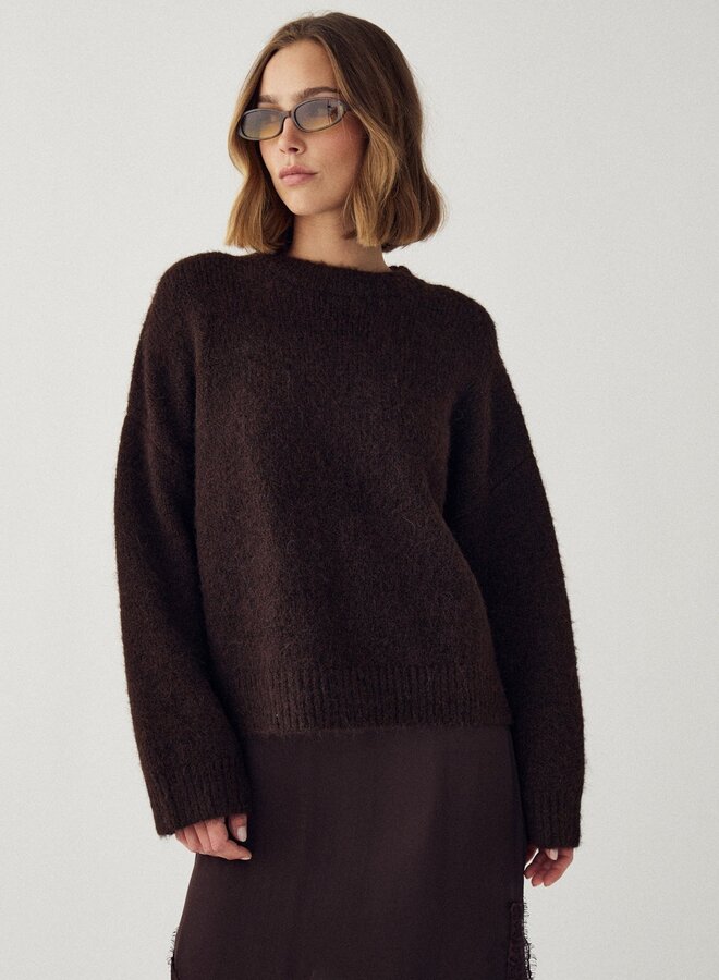 Noella - N-Mavi Knit - Chocolate