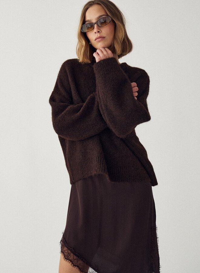 Noella - N-Mavi Knit - Chocolate