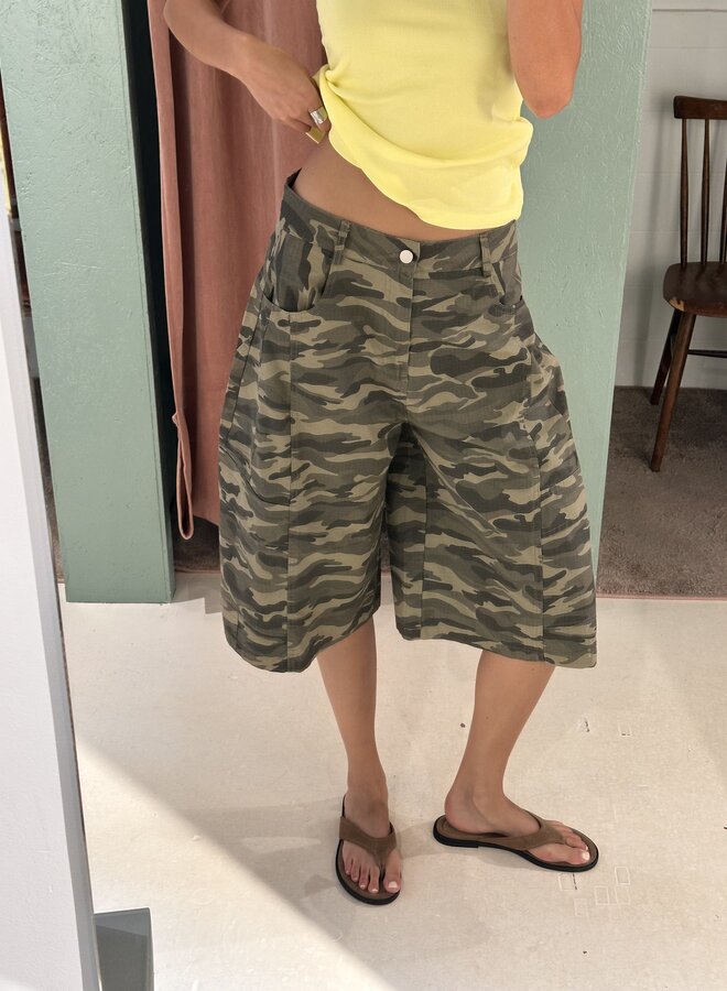 Bermuda Camouflage - Vert