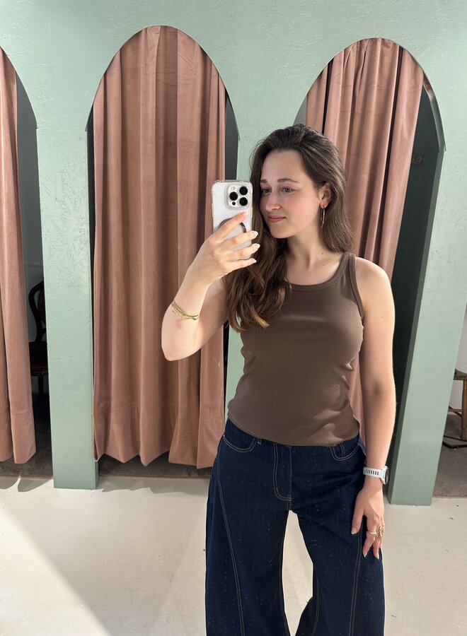 Basic Tanktop - Marron