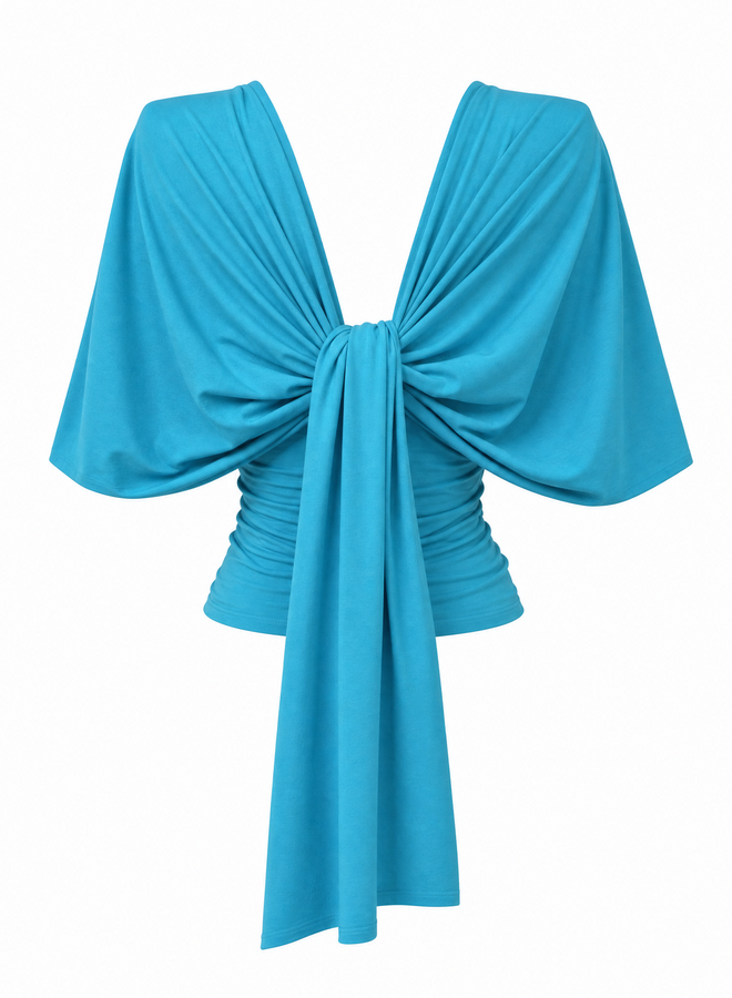 Following Lucy - Gia Top - Blue Lagoonn  (One Size)