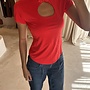Piper Fitted Top - Rouge