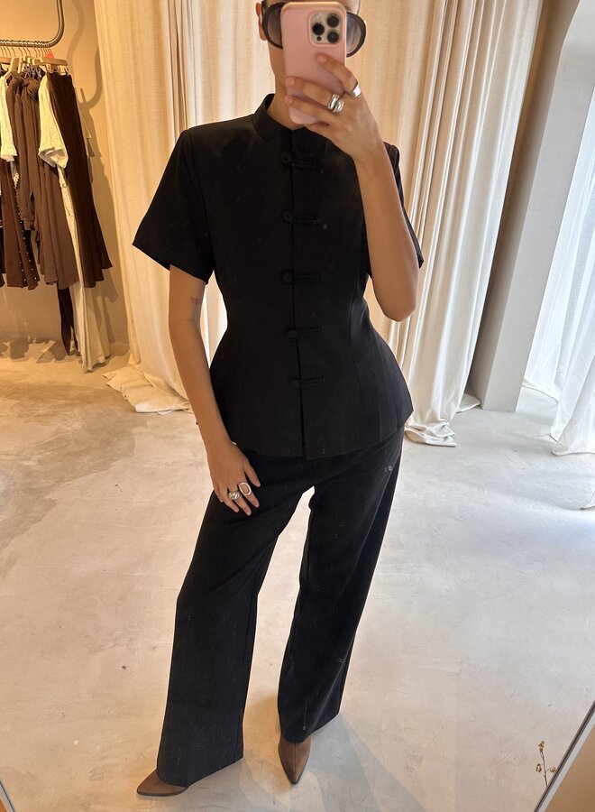LUCY - Pantalon Romee - Onyx Black