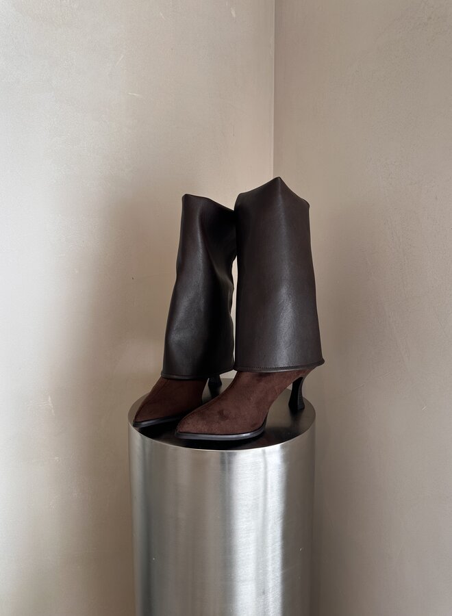 Miss Elastic - Ante West Testa Boots - Marron