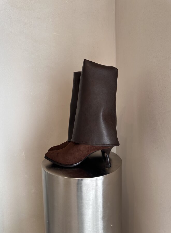Miss Elastic - Ante West Testa Boots - Marron