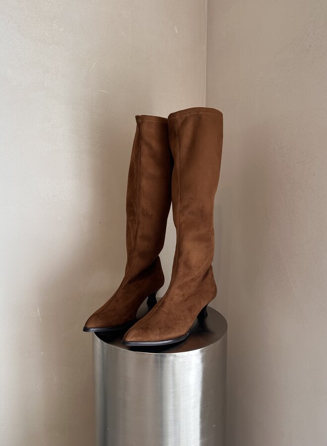 Miss Elastic - Zetina Ante Boots - Canela