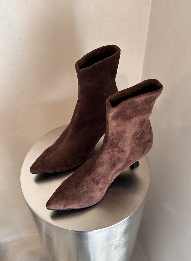 Miss Elastic - Zeta Ante Boots - Marron